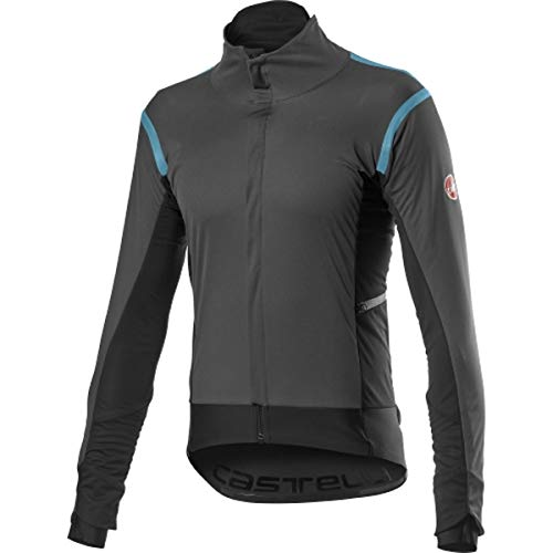 CASTELLI Alpha Ros 2 Jacket, Chaqueta Deportiva Hombre Dark Gray, S