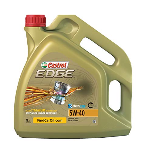 Castrol EDGE Aceite de Motores 5W-40 4L (Sello inglés)