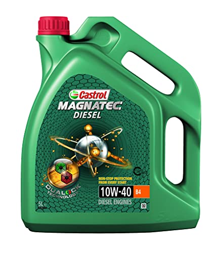 Castrol MAGNATEC Diesel Aceite de Motores 10W-40 B4 5L (Sello inglés)