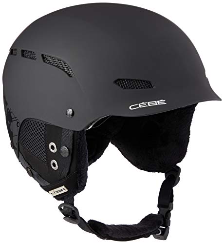 Cébé Dusk CBH-581 - Casco de Ski para adultos unisex, color negro (Matt Black Geometric Camo), talla 59-61 cm