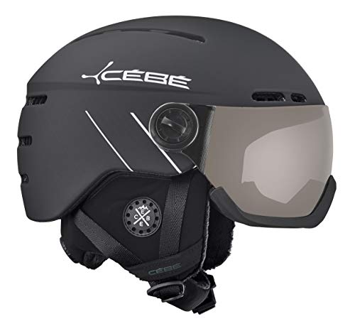 Cébé Fireball Casco de Ski Matt Black Adultos Unisex 56-58 cm