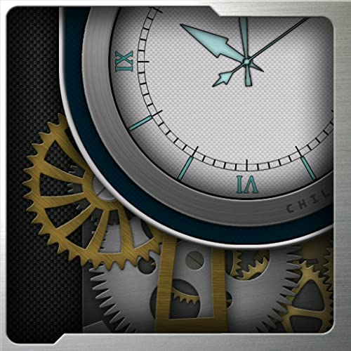 Clockwork HD Live Wallpaper: Carbon Fiber