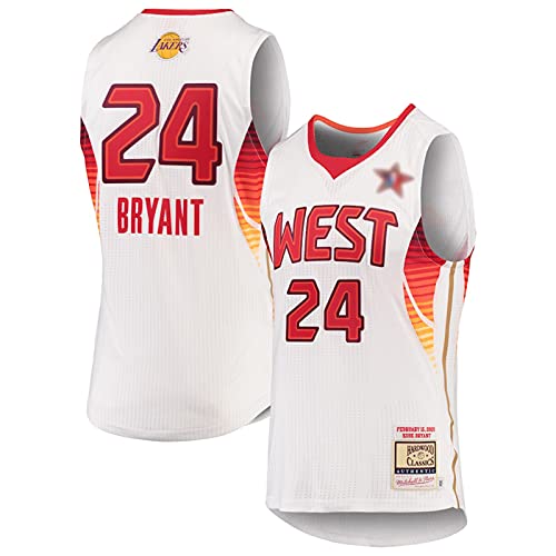 CNMDG Lakers 24# Kobe Bryant Basketball Jersey de Hombres, Kobe Classics 2009 All-Star Jerseys, Transpirable Swing Man Jersey Fans Deportes Camiseta sin Mangas (S-2XL) XXL