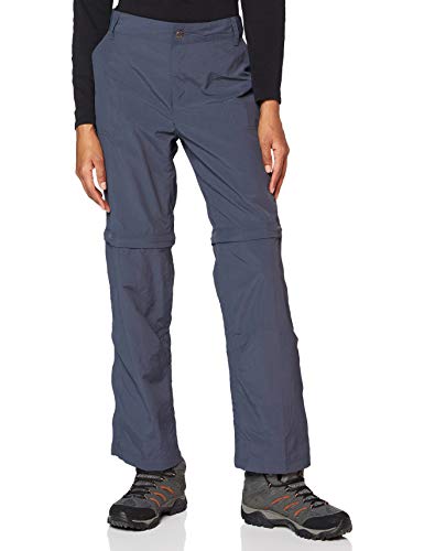 Columbia Silver Ridge 2.0 Pantalones de Senderismo Convertibles para Mujer, Gris (India Ink), 12/S