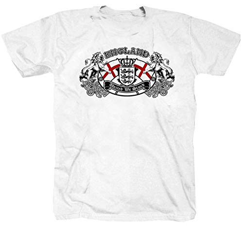 Come on England London Liverpool Manchester Rock Punk - Camiseta, color blanco Blanco M