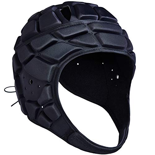 COOLOMG Gorilla Sports - Casco protector de cabeza para portero de rugby (ajustable para circunferencia de la cabeza: 54-62 cm)