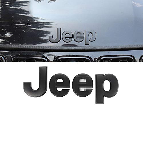 D28JD Emblema del Logotipo de la Etiqueta de Las Letras capó de Metal para Jeep Grand Cherokee 2011-2018