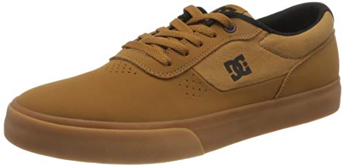 DC Shoes Switch, Zapatillas Hombre, Wheat/Black/Dk Chocolate, 38 EU