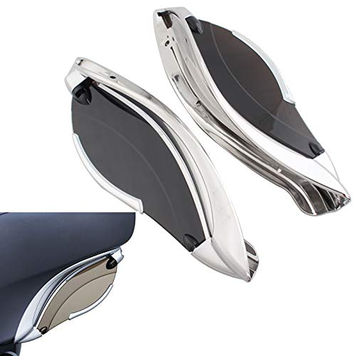 Deflector de Aire de ala Lateral de carenado de Batwing Ajustable para Harley Touring Electra Glide Street Glide Tri Glide 14-19 Motocicletas