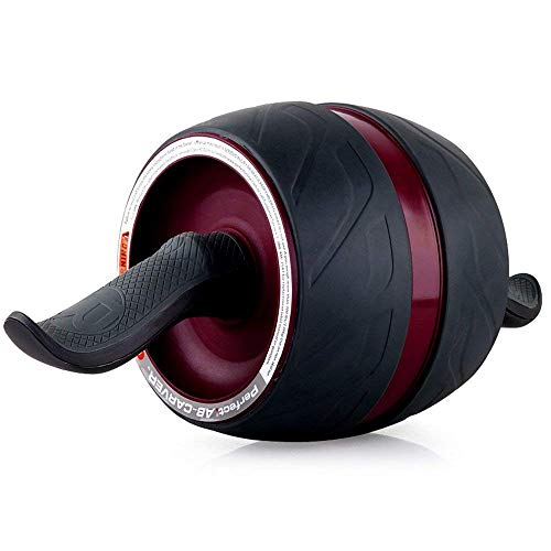 DFBGL Roller Wheel Wheel Trainer Pro Estómago Abdominal Entrenamiento de Ejercicios Equipo de Fitness Núcleo Cintura Línea de Fuerza Reps Gym Rat Home Travel Herramientas de entrenamient