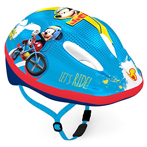 Disney Bike Helmet - Casco de Bicicleta para niños, diseño de Mickey Sports Multicolor, M