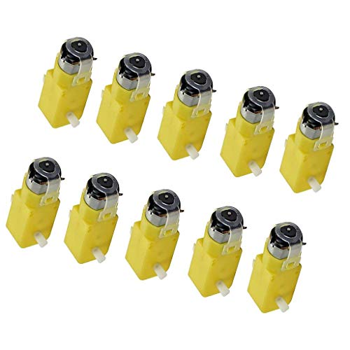 DollaTek 10Pcs Smart Car TT Motor Lanzamiento Smart Car Gear Motor para Arduino