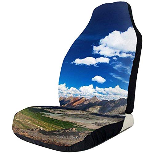 Drew Tours Cielo Azul y Nube Blanca Grand Canyon Peace Sign Fundas para Asientos de automóvil para el Protector del Asiento Delantero del vehículo Se Adapta a la mayoría de Las camionetas SUV Van