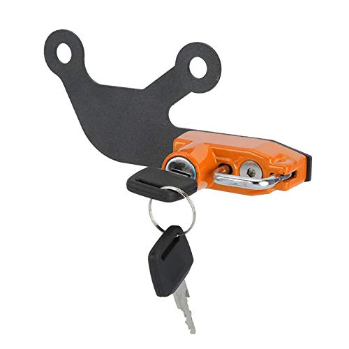 Emoshayoga Bloqueo antirrobo para Casco para Accesorio de Motocicleta Ninja 650 Z 650(Orange)