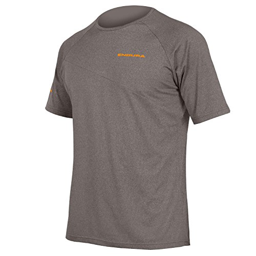 ENDURA Camiseta SingleTrack Lite Gris/Naranja