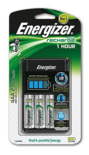 Energizer e300697700 - Cargador de batería, 2300 mAh, 1 Unidades, Color Negro