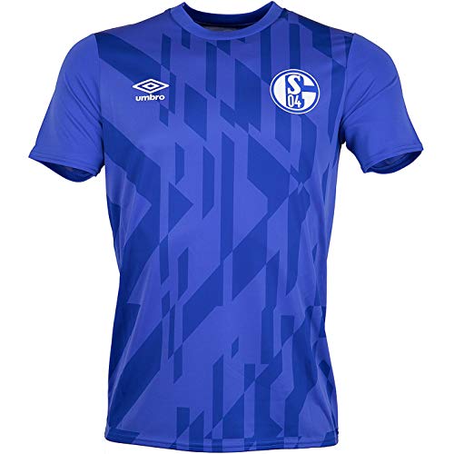 FC Schalke 04 Umbro Camiseta térmica, Deutsche Bundesliga, Color Azul, tamaño XX-Large