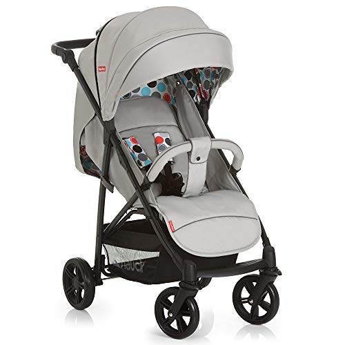 Fisher-Price Toronto 4 - Silla de Paseo / Cochecito con asiento reclinable, manillar regulable en altura y capota - Gris