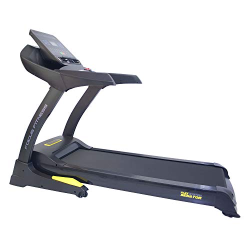 Focus Fitness Cinta de Correr Senator iPlus – 3 CV 22 km/h – Compatible con Smartphones y tabletas – Plegable – Soporta hasta 160 kg – Profesional Treadmill