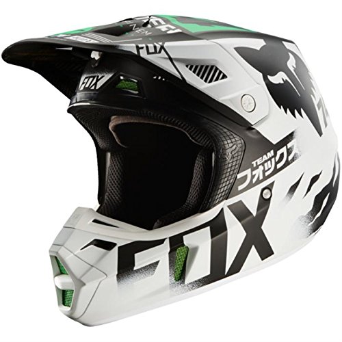 Fox V-2 Union Pro Circuit Se Helmet White/Black/Green