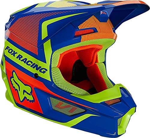 Fox Yth V1 Oktiv Helmet Blue Ym