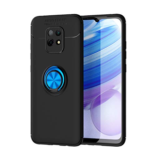 Funda protectora Funda protectora para XiAoM Redmi 10x 5G Caso suave TPU Funda a prueba de golpes 360 grados Rotación Metal Anillo Magnético Kickstand DISIPACIÓN DE CALOR DISTRIBILIDAD DE CAÍDA PROTEC