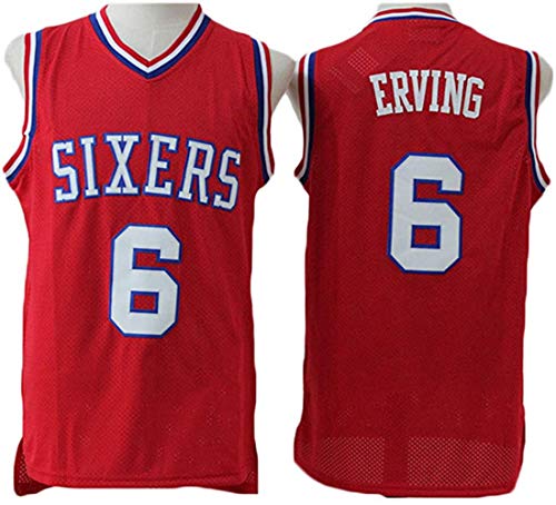 GIHI Los Hombres De La NBA Jersey, NBA 76Ers Julius Erving # 12 Entrenamiento De Baloncesto Ropa, Unisex Camiseta Sin Mangas,L(175~180cm/75~85kg)