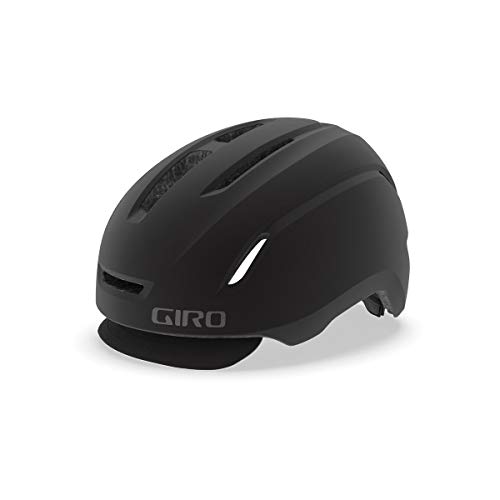 Giro Caden LED Casco de Ciclismo Urban, Unisex Adulto, Matte Black, L | 59-63cm