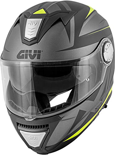 Givi HX23FPTBT56 Casco, Negro/Antracita, S