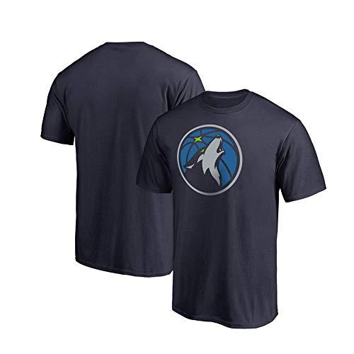 GXZB Minnesota Timberwolves - Camiseta de manga corta para hombre, diseño de camiseta de baloncesto, ideal para primavera y verano