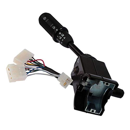 Hachiparts 70121202 Interruptor de columna de limpiaparabrisas de luces Derecha 701/21202 para carretilla elevadora todo terreno JC B 921-2WD 921-4WD 926-2WD 926-4WD 930-2WD 930-4WD