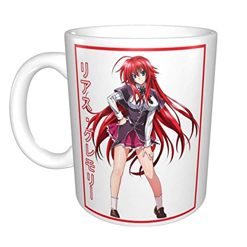 Hdadwy Taza de café de cerámica divertida única de Rias, taza de té de café de oficina en casa para regalo de Festival de novedad