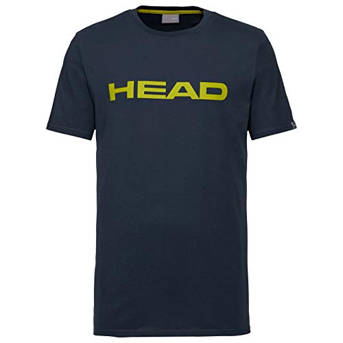 Head Camiseta Club Ivan Hombre, Hombre, Camiseta, 811400dbywlge, Azul Oscuro/Amarillo, L