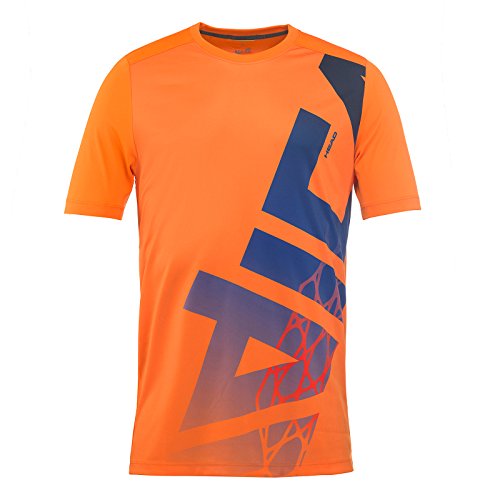 Head Vision Radical - Camiseta para niño (Talla 128), Color Naranja