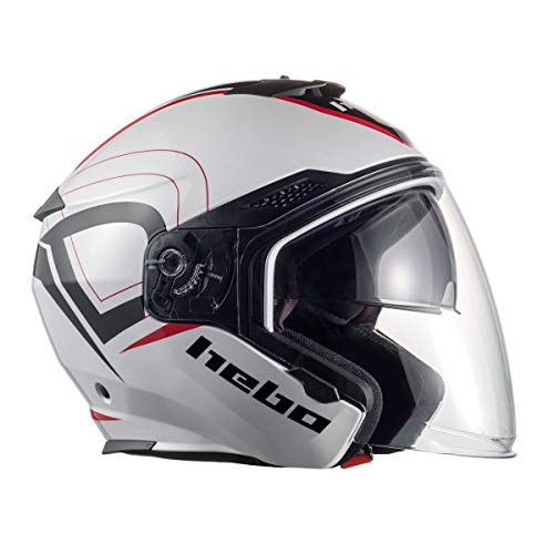 HEBO Casco TMX, Blanco, Talla S