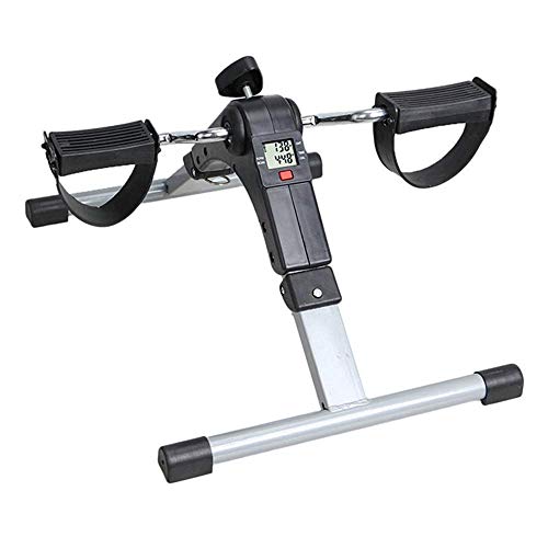 HFJKD Bicicleta estática Plegable portátil, Pedal de Ejercicio en el hogar, Mini Bicicleta de Ejercicios portátil Multifuncional Pedal Pedal Entrenador Entrenador Bicicleta Senior con p