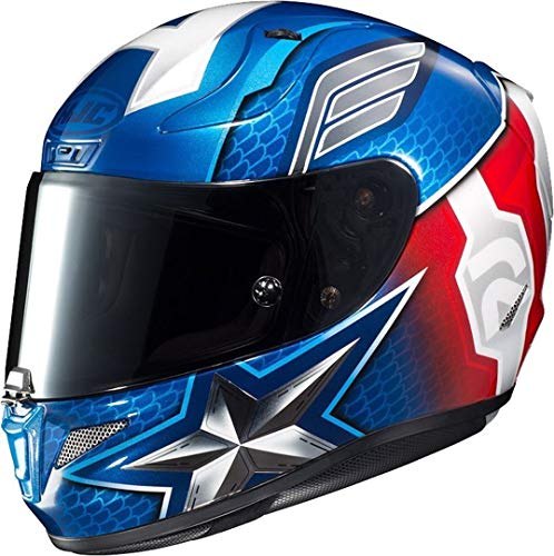 HJC - Casco RPHA 11 del Capitán América Marvel Mc2 L