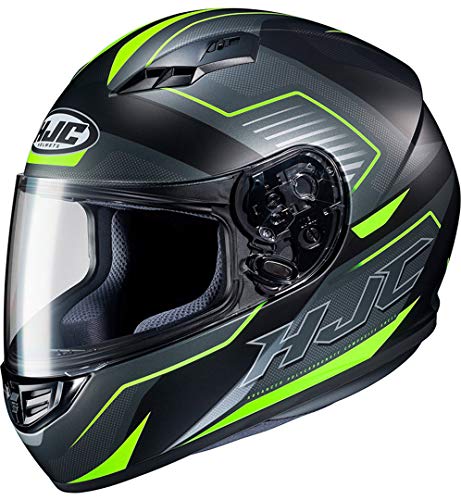 HJC CS-15 Cascos, Hombre, Trion Black/Green, S