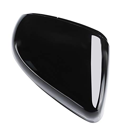 Hlyjoon Cubierta Protectora del Espejo Retrovisor del Coche Izquierda y Derecha de 1 Pieza Negro Brillante Carcasa de la Tapa del Espejo Retrovisor Lateral de ABS para 6 2009 2010 2011 2012