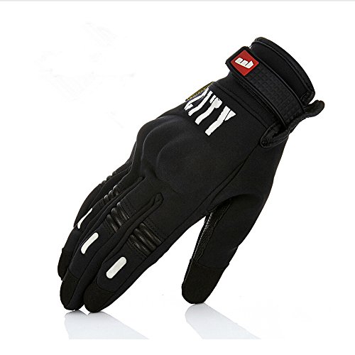 IRON JIA'S Guantes de Motos Profesionales Guantes Racing Guantes Knight Resistencia Gota Touch Guantes Off-Road de Pantalla Guantes Luvas (L)