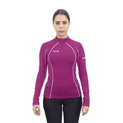 Izas Palma Camiseta Polar De Manga Larga, Mujer, Fuxia, M