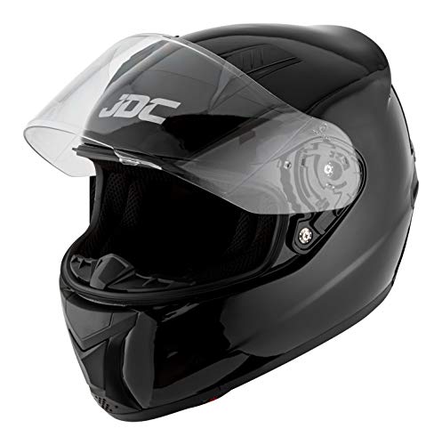 JDC Casco Integral Para Motocicleta Cascosintegrales - PRISM - Negro - M