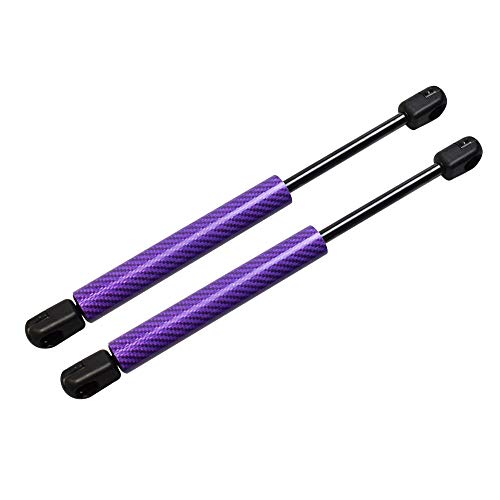 JINGLINGKJ Puntales de gas para Tt 8N3 Coupe 8N1998-2006 Capota delantera Gas Spring Lift soporta amortiguador amortiguador 2pcs (fibra de carbono púrpura)