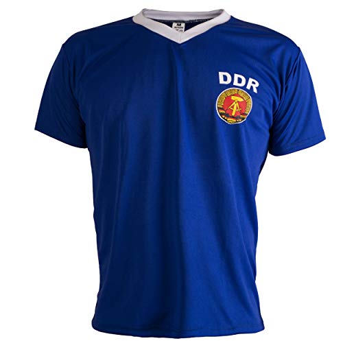 JL Sport De Alemania Oriental RDA 1970 Camiseta De Fútbol para Hombre Retro - L