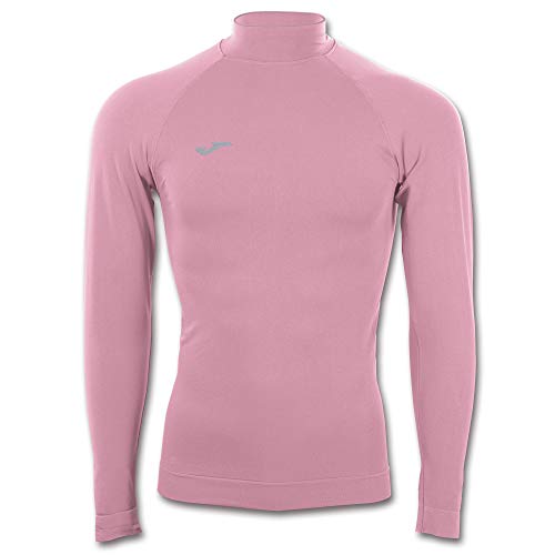 Joma Brama Classic - Camiseta térmica para niños, color rosa, talla 12-14 años