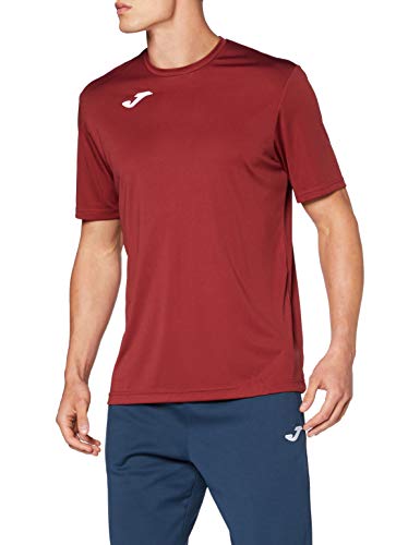 Joma Combi Camisetas Equip. M/c, Hombre, Burdeos, 2XL-3XL