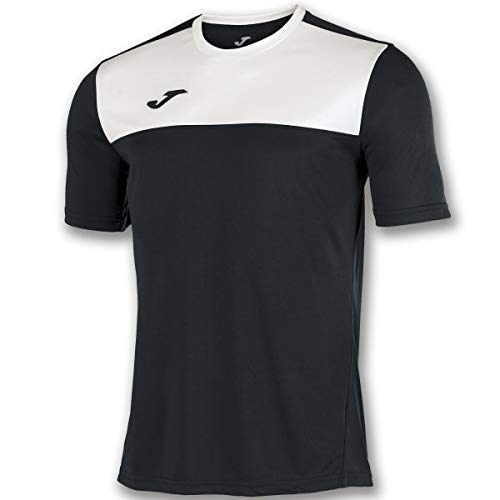 Joma Winner Camisetas Equip. M/C, Hombre, Negro/Blanco, XL