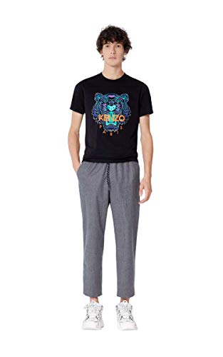 Kenzo Camiseta de tigre negra para hombre Negro M