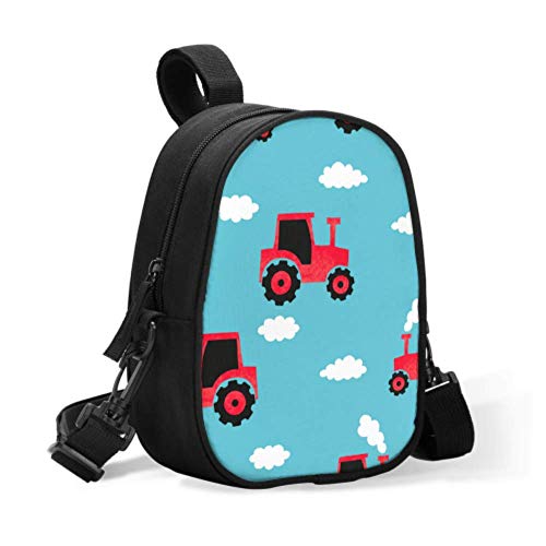 Kid Lunch Bag Cartoon Cute Childlike Funny Tractor Biberón Bolsas para viajes Aislados Refrigerador Bolsa de playa Se conecta fácilmente a la carriola para viajes Biberón Calentador o fresco