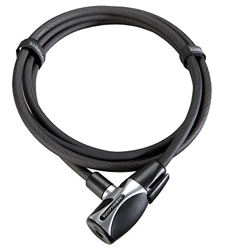 Kryptonite (001485 ANTIRROBO KRYPTOFLEX 1230 Key Cable (12x3050) Candado, Calidad, Unisex Adulto, Negro, Talla Única